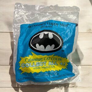 Batman Catwoman Cat Coupe McDonalds Happy Meal Toy 1991 Collectible - Sealed